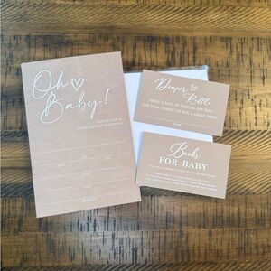 Oh Baby! Baby Shower Invitation Set